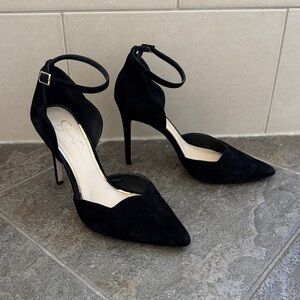 Jessica Simpson D’Orsay Suede Stiletto Heels